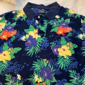 Men's Polo Ralph Lauren Floral Pique Polo